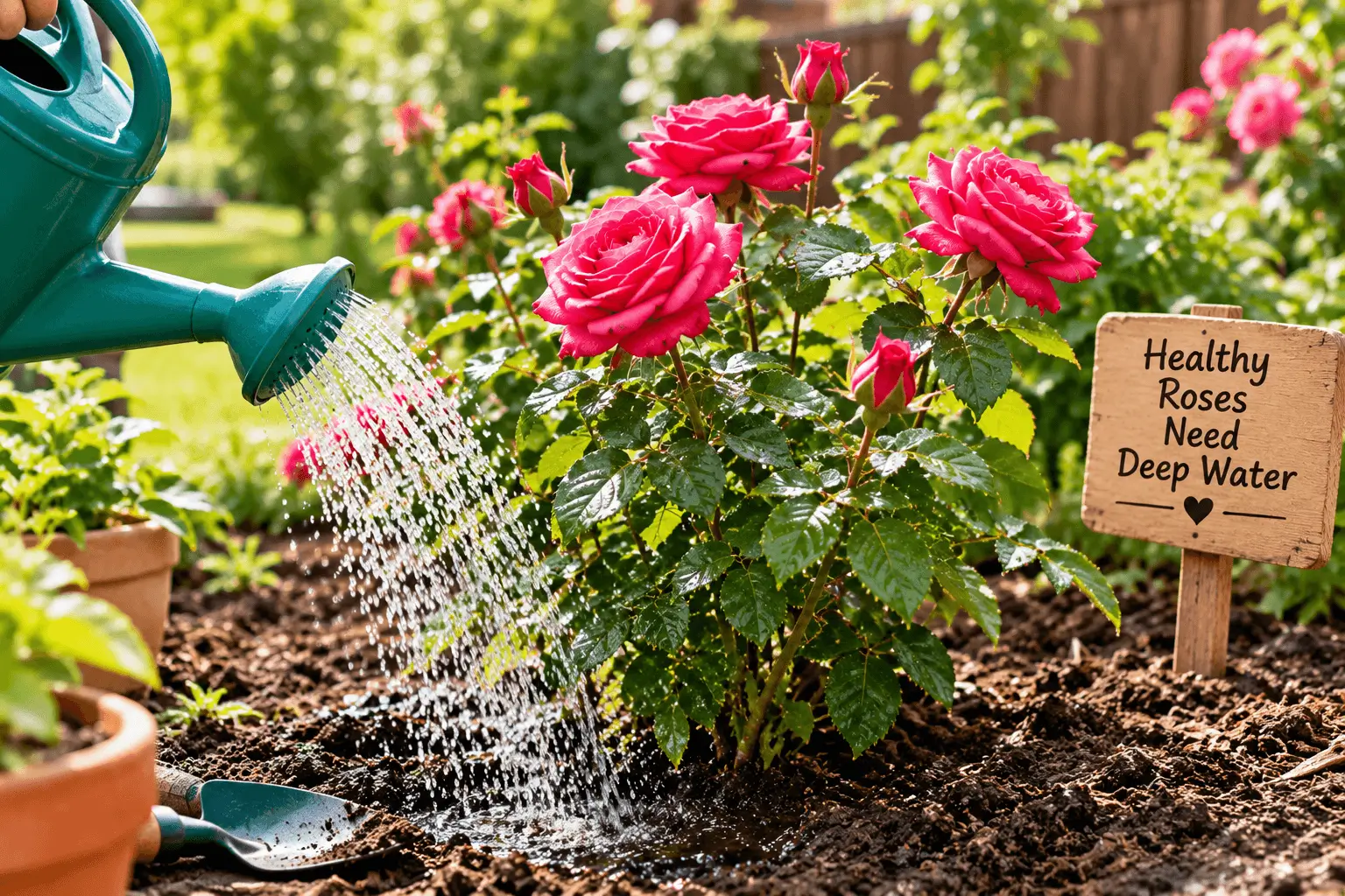 Water Your Roses Deeply