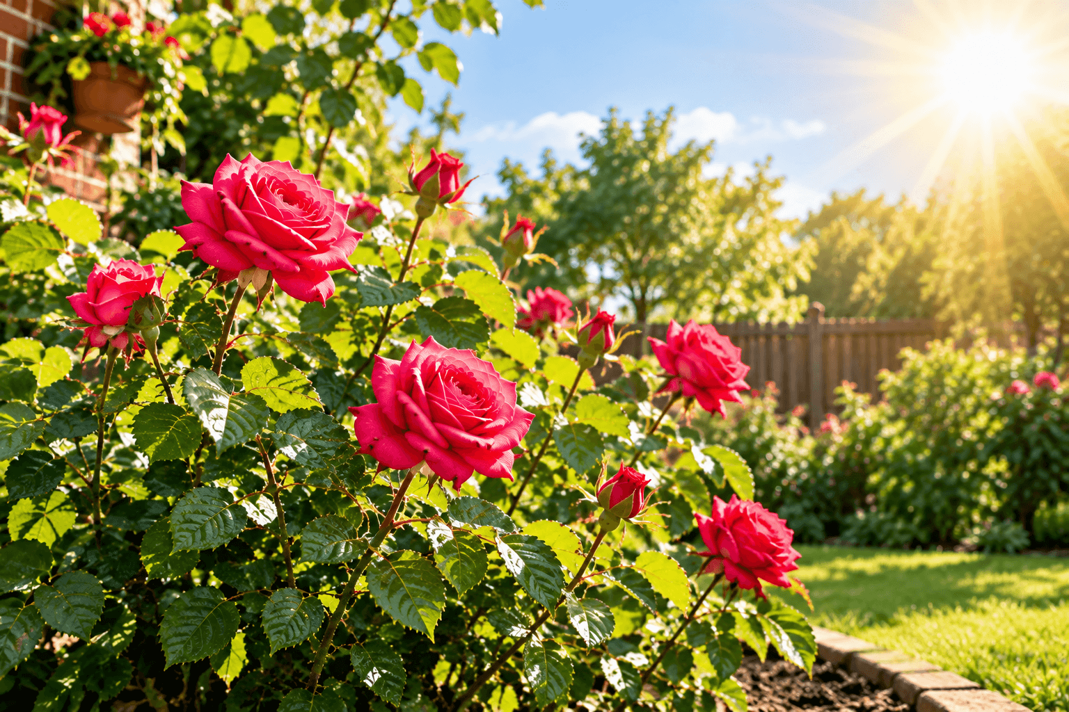 Give Roses Enough Sunlight