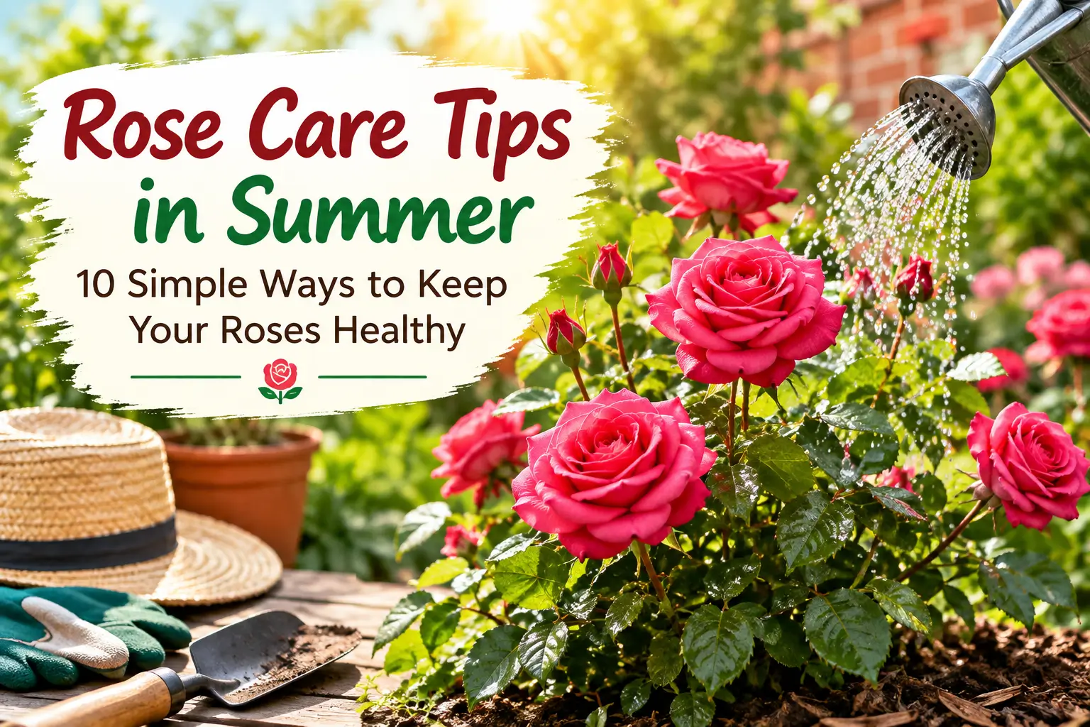 Rose Care Tips in Summer: 10 Simple Ways to Keep Your Roses Healthy