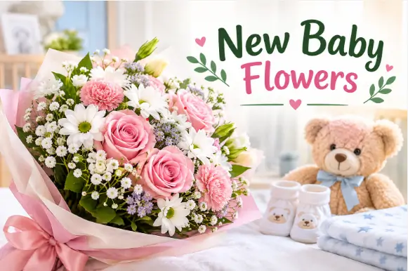 New Baby Flowers: Best Flowers to Welcome a Newborn Baby