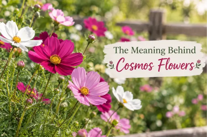 The Meaning Behind Cosmos Flowers