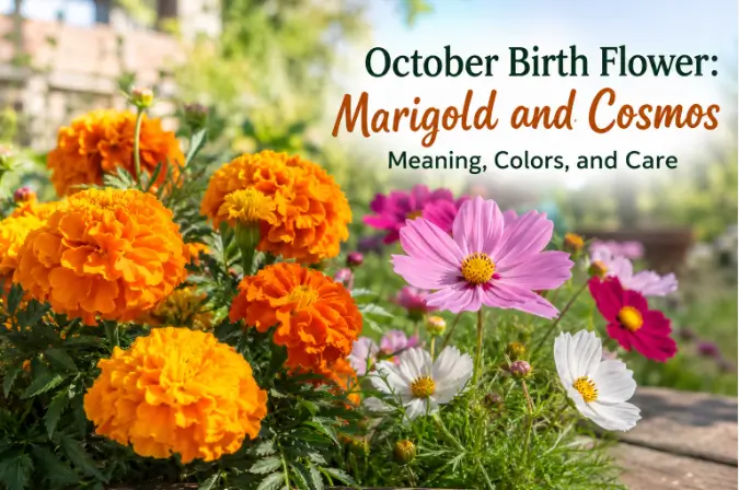October Birth Flower: Marigold and Cosmos Meaning, Colors, and Care